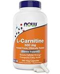 NOW Foods L-Carnitine 500 mg, 240 V