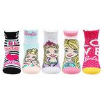 Bonjour Barbie Character Ankle Lngth Socks for Kids-Girls- Pack Of 5