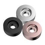 45 RPM Adapter, 3pcs Aluminum Record Adapter for 7 inch Vinyl Record Player Tech-nics Turntable Adapter Solid Aluminum Dome 45 Adapter Large Hole Offset Core Sleeve Shock Absorber Universal Peripheral