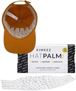 Disposable Hat Sweat Liners for Caps – Hat Liners Sweat ,Makeup & Odor Protection | Thin & Comfortable, Fits Most Hats & caps (Gray) | Ideal for Sports, Travel, Work, and Everyday Wear (5 Pack)