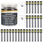 Lifreer 0.7 Lead Refills, 1080 Pcs Smooth Break Resistant HB 0.7 mm Lead Refills for Mechanical Pencils 0.7