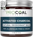 100% Natural Deodorant Balm by Procoal - Zero Potassium Alum, 100% Aluminium Free, Vegan Deodorant For Women & Men, Cruelty-Free, Plastic-free, Made in UK