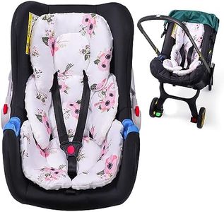 THE KENKYO Car Seat Head Support Infant, 2-in-1 Reversible Infant Car Seat Insert for Newborn, Breathable Baby Car Seat Cushion for Strollers, Swings, and Bouncers, Ideal Shower Gift