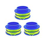 WETOOLPLUS Replacement 16 ft Spool 0.08-in Spooled Trimmer Line for Kobalt KLS 124-03,3 Pack