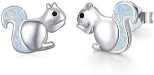 Squirrel Earrings Sterling Silver C