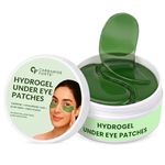 Carbamide Forte Hydrogel Under Eye Patches For Dark Circles | Under Eye Mask with Caffeine | Reduces Dark Circles, Puffiness & Fine Lines | Eye Care Routine | Cooling, Hydrating & Repairing Eye Patches | 60 Patches (30 Pairs) for Men & Women
