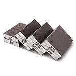 8PCS Sanding Sponge, Sanding Blocks of 60/80/120/220 Assorted Grits, Flexible & Reusable, Sandpaper Block for Wood Drywall Metal, Hand Sand Block for Wet or Dry Sanding, Flat or Curved Surfaces