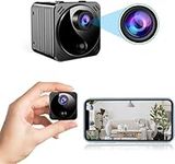 SIKVIO Spy Camera 4K HD WiFi Hidden Camera Long Battery Life Real-time Remote View Mini Spy Cameras with Audio and Video Night Vision Motion Detection Security Surveillance Cam for Car