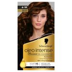 Schwarzkopf Oleo Intense Permanent Oil Colour 4-18 Mocha Brown Hair Dye, 100% Grey Coverage, Conditioner with HaptIQ System, Long-Lasting Colour, Ammonia Free Hair Dye