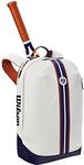 Wilson Roland Garros Super Tour Tennis Backpack - Navy/White, Holds up to 2 Rackets