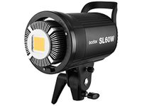 GODOX SL Series SL60W 60W White LED Video Light, 5600K Color Temperature (Remote not Included), Black, Medium