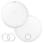 iVANKY FusionFinder for iPhone AirTag Smart Tag Air Tracker Item Finders for Apple Find My (iOS Only) Track Key, Wallet, Luggage, Bluetooth 5.2 Locator with Replaceable Battery, 85dB+, IP67, 2 Pack