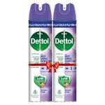 Dettol Multi-Surface Disinfectant Sanitizer Spray Bottle | 24 hours protection| Germ Kill on Hard and Soft Surfaces (Orchard Bloom, 225ml) (Pack of 2)