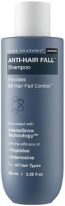 Bare Anatomy Anti-Hair Fall Shampoo | Provides 5x Hair Fall Control | pH 4.6 | Adenosine & Peptides | Strengthens Weak Roots & Reduces Breakage | Sulphate & Paraben Free | Unisex | 100ml