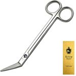 Long Handled Toenail Scissors Clippers - Podiatrist Manicure Pedicure for Seniors Elderly Men Women Ingrown Toenails Fingernail Cuticle Nail Scissor/Shear Stainless Steel (6 Inch)