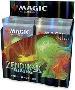 Magic: The Gathering Zendikar Rising Collector Booster Box | 12 Packs (180 Cards) + 2 Box Toppers | 132+ Foils | 48 Rares | 72 Alternate Frame Cards