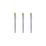 Dremel 537 Brass Brush Accessory Set, 2 Brushes (3.2 mm) for Cleaning Soft Metals like Gold, Bronze or Copper