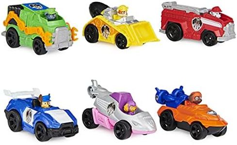 PAW Patrol, True Metal Movie Gift Pack of 6 Collectible Preschool Toys, 1:55 Scale Die-Cast Toy Cars, Kids Toys for Boys & Girls Ages 3 and up