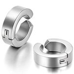 Wellpoint Non-Pierced Magnetic 316L Stainless Steel Clip-On Earring For Unisex