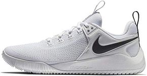 Nike womens Zoom Hyperace 2, White/Black, 8 US