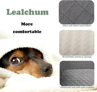 Lealchum Large Dog Car Seat – Pet Booster for Cars, Travel Safety