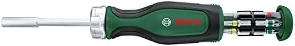 Bosch Rachet Screwdriver with 12 Bi