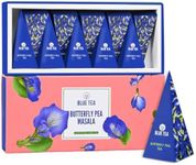 BLUE TEA - Butterfly Pea Chai Masala Tea Gift - 10 Count - Pyramid Plant Based Tea Bag | BLACK DEALS FRIDAY | WELLLNESS PACK | Caffeine-Free - Flower & Indian Spices Based - Refreshing Tea - No-Additives - Non-GMO | Gift Pack