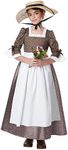 California Costumes, American Colonial Dress, Child, Brown/White, X-Large