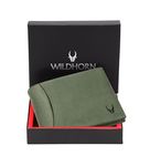 WildHorn Wildhorn India Oliver Green Leather Men's Wallet (WH7311GREEN)