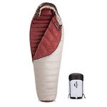 Naturehike Snowbird Mummy Down Sleeping Bag Ultralight Duck Down Warm Sleeping Bag for Outdoor Camping Hiking Brown 380G