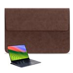 Omnpak 13-14 inch MacBook Sleeve with Stand,Compatible with 13-14 Inch MacBook Air M3/M2/M1, MacBook Pro M3/M2/M1 Pro/Max,Dell Xps 13, Samsung Tab S8+, Ipad Pro 12.9