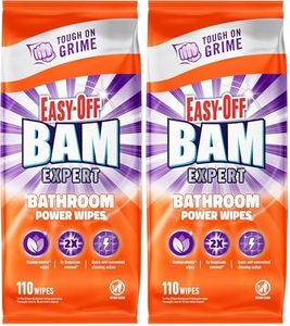 Easy Off BAM Bathroom Specialist Large Wipes 220 Pack