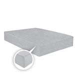 ARLINENS Thermal Flannelette Fitted Sheet 25cm 100% Brushed Soft Cotton available in 7 colours (Grey, King)