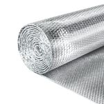 EconoHome Double Bubble Reflective Foil Insulation - Reflective Insulation Roll with Aluminum Foil Cover - Heat Radiant Barrier for Wall, Attic, Air Duct, Window Coverings, Radiator Cover - 24"x10'