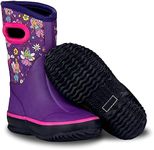 Lone Cone Insulating All Weather Kids Mud Boots for Boys & Girls - Waterproof Toddler Snow Boots - Warm Neoprene Boots for Kids - Warm Kids Muck Boots