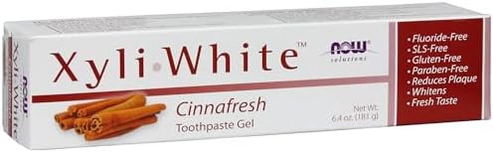 NOW XyliWhite Cinnafresh Toothpaste Gel, 6.4-Ounce