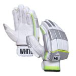 WHITEDOT SPORTS Leather Whitedot Spade Neo Cricket Batting Gloves Idol For Youth/Medium, Right Hand