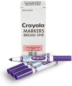 Crayola 58 7800 040 Ultra Clean Rayola Original Bulk Markers, Violet, 12 Count