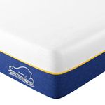 wowttrelax double mattresses, 6 Inch memory foam mattress double with soft fabric, medium firm, 2 layer foam mattress for pressure relief, removable cover double bed mattress 135x190x15 cm