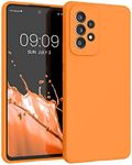 kwmobile Case Compatible with Samsung Galaxy A53 5G Case - TPU Silicone Phone Cover with Soft Finish - Fruity Orange