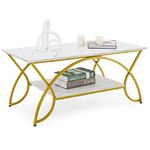 Gold Accent Coffee Table