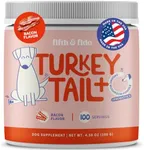 Turkey Tail Mushroom for Dogs - Turkey Tail Mushroom Powder for Dogs Guards Against Lumps & Bumps - Dog Turkey Tail Supplement - Turkey Tail for Dogs Supports Dog Gut Health Probiotics & Turkey Tail