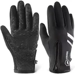 Winter Cycling Gloves - Biking Gloves for Cold Weather - Winter Bike Gloves - Warm & Thermal Cycling Gloves - Touch Screen Gloves - Windproof Cold Weather Bike Gloves - Winter MTB, Dirt Bike Gloves