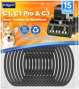 MyKEEPOW Rock Tumbler Belts Compatible with Koolstone Rock Tumbler Model C1 & C1 Pro & C3, 15 Pack
