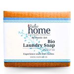 Rustic Art Bio Degradable Laundry Soap with Neem & Lemon | Organic | Safe for Baby Clothes- (Pack of 3)