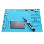 Soldering Mat, Antistatic Repair Mat, 34x23cm Soldering Work Mat with Scale and Screw Position for Soldering, from Mobile Electronics Repair, Smartphones, Watches