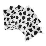 Fun Express Cow Print Bandanas - 12 Pc White, White, Medium