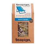 Teapigs Lemon and Ginger Tea Bags Made With Whole Leaves (1 Pack of 50 Tea Bags)