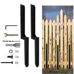 2PCS Fence Post Repair Stakes-Spike - Fence Post Repair Kits