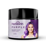 Herbishh Temporary Hair Color Wax 150g (Purple)